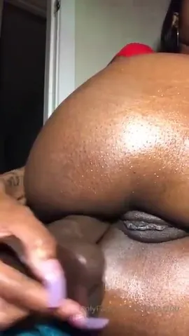 Ebony girl anal
